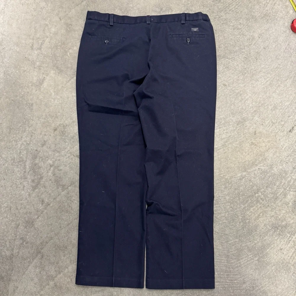 Vintage Men's Dockers Double Pleated Navy Blue Preppy Essential Nautical 40x30